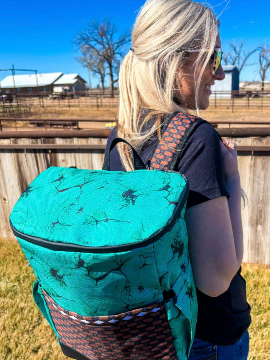 Turquoise Cooler Backpack