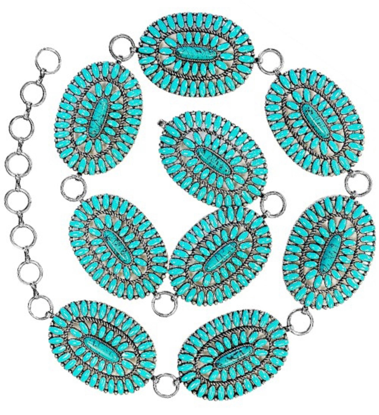 Turquoise Chain Belt