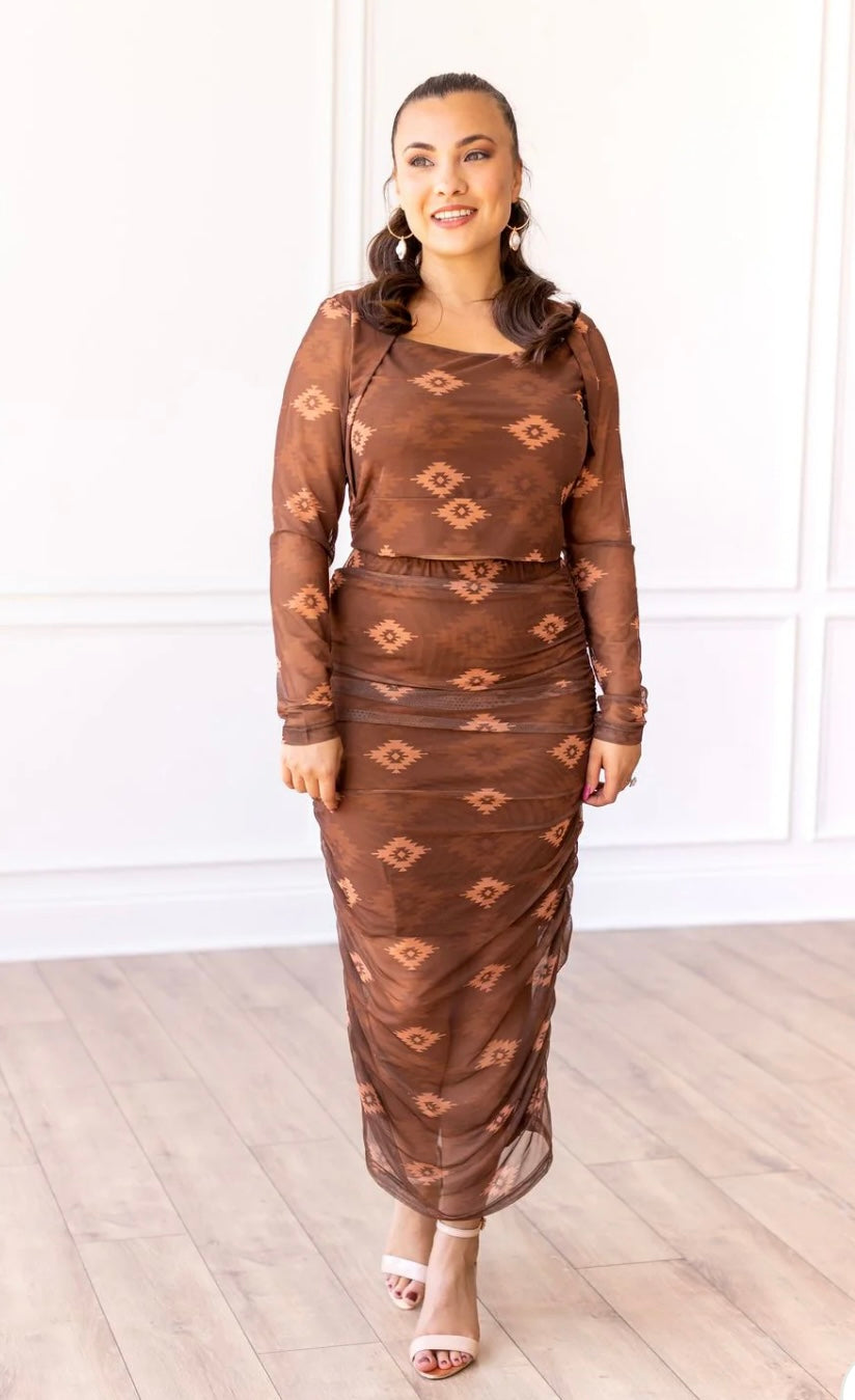 Copper Canyon Mesh Skirt