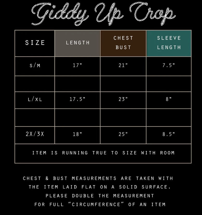 Giddy Up Crop