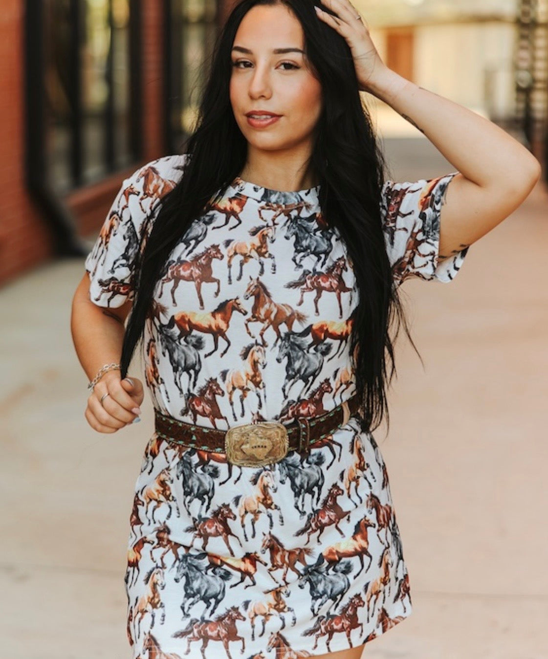 Wild Horse Tshirt Dress
