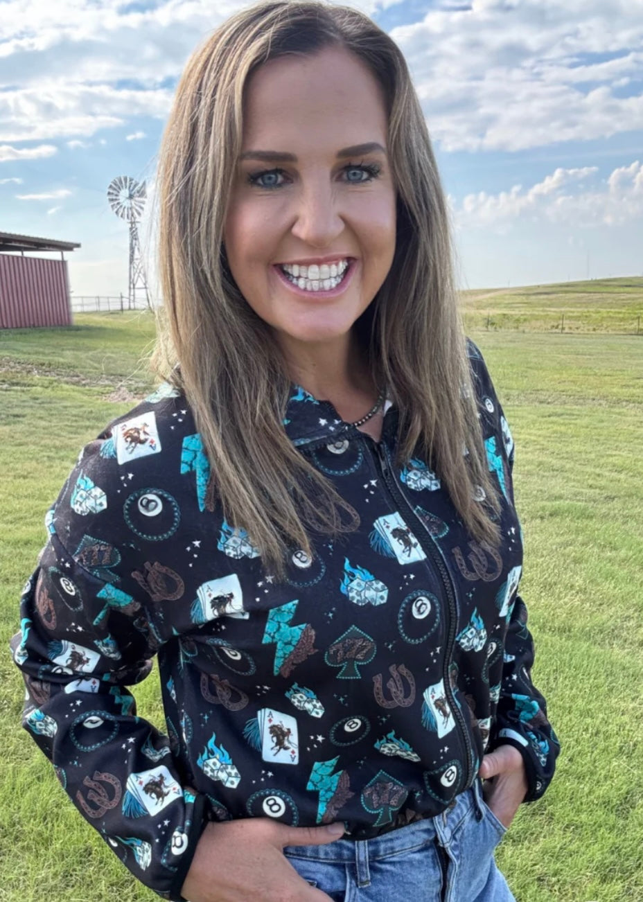 Cropped Punchy Cowgirl Jacket
