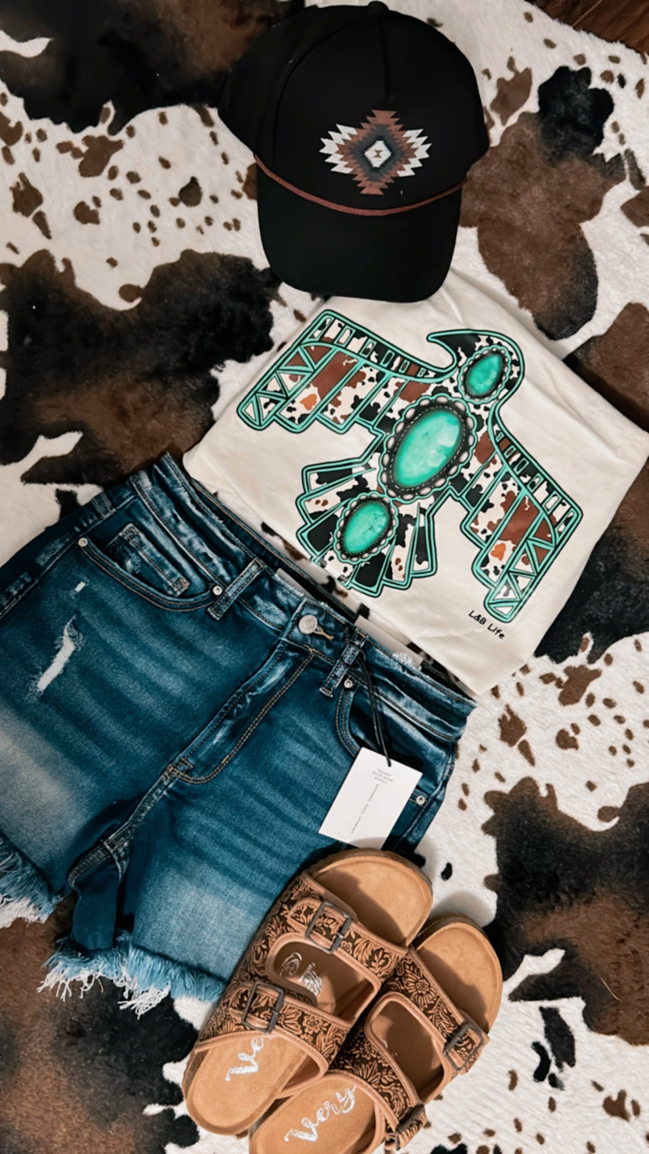 Turquoise FreeBird Tee