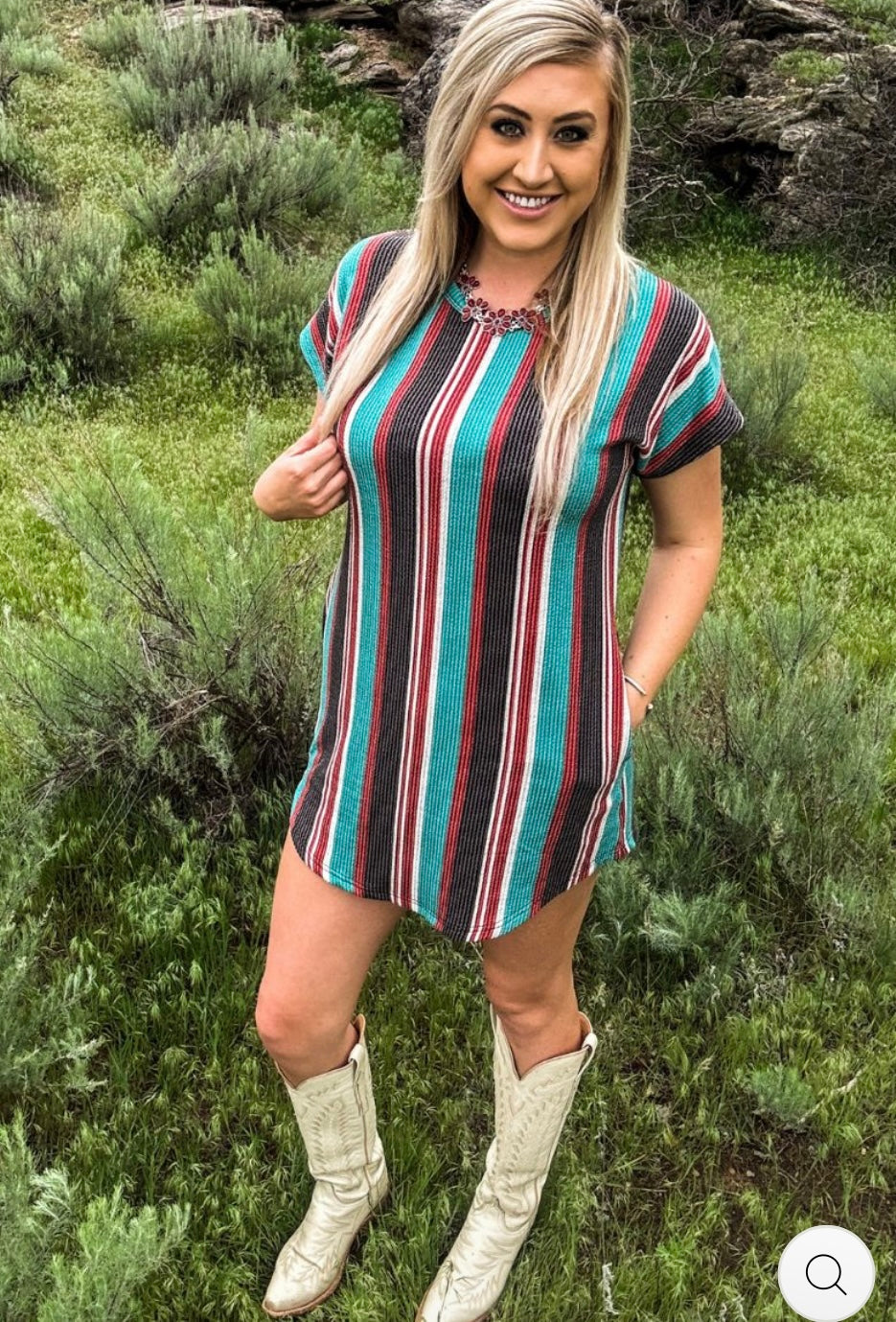 Vintage Serape Dress