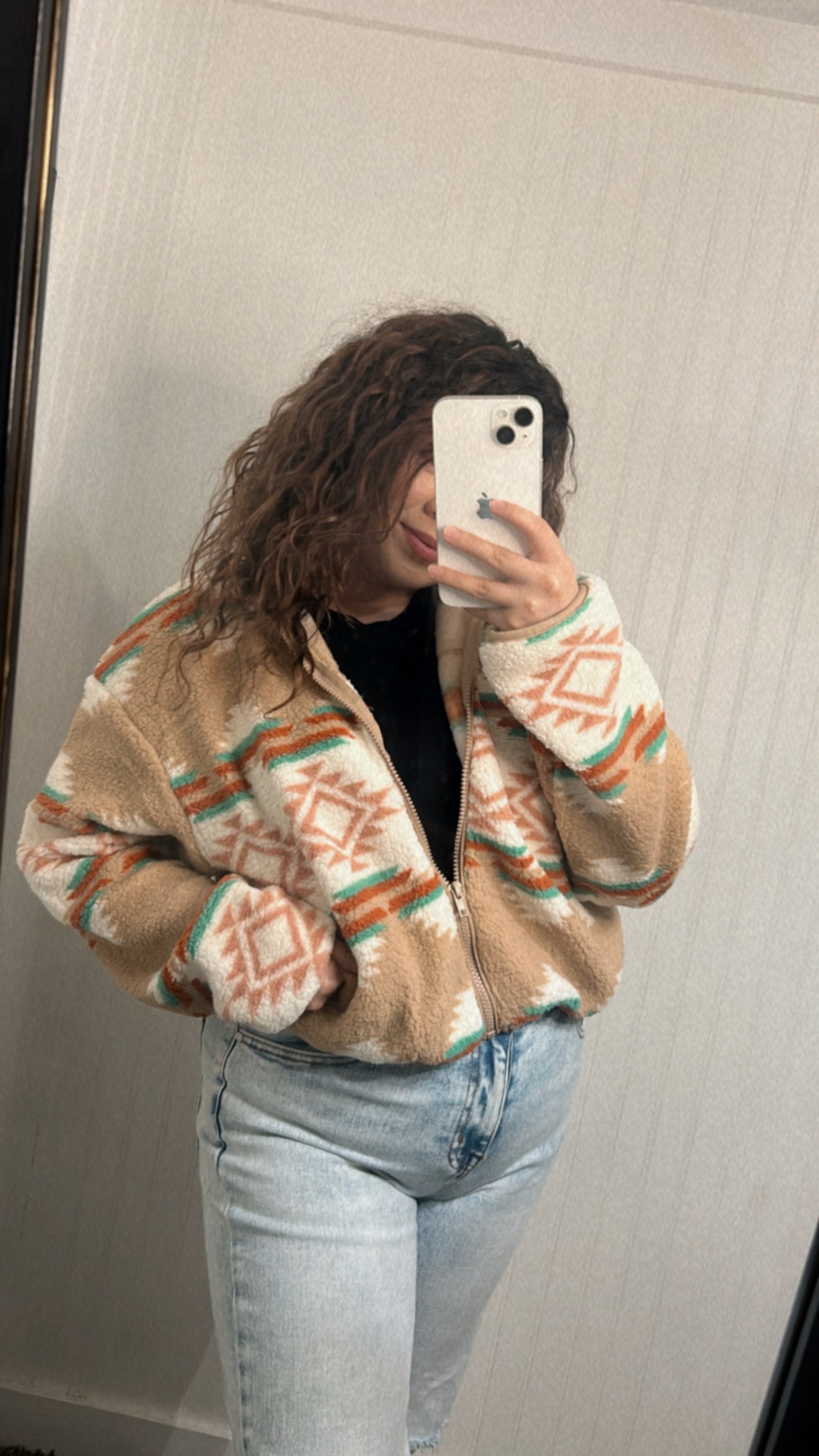 Cozy Aztec Sherpa