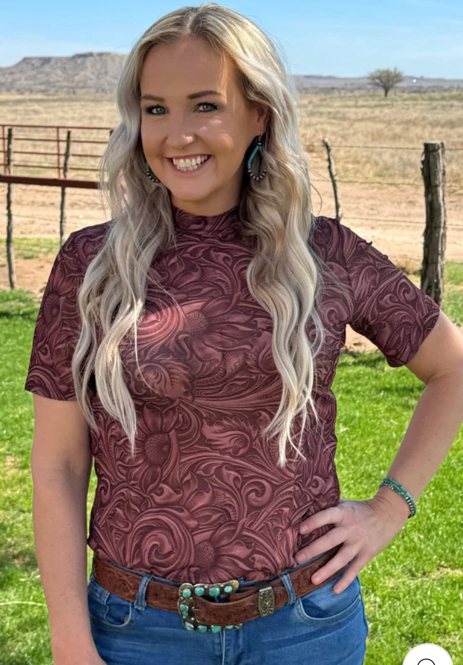 Country Roads Mesh Top