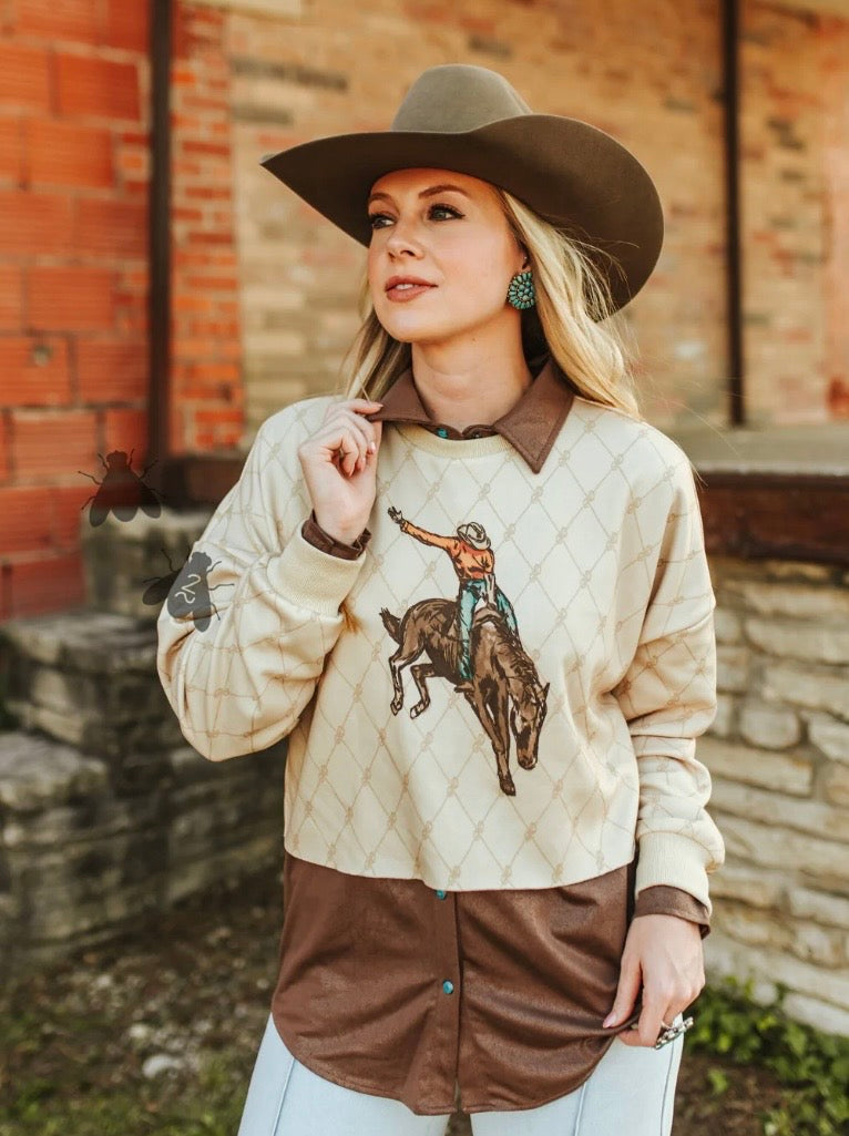 Bronco Rider Sweatshirt