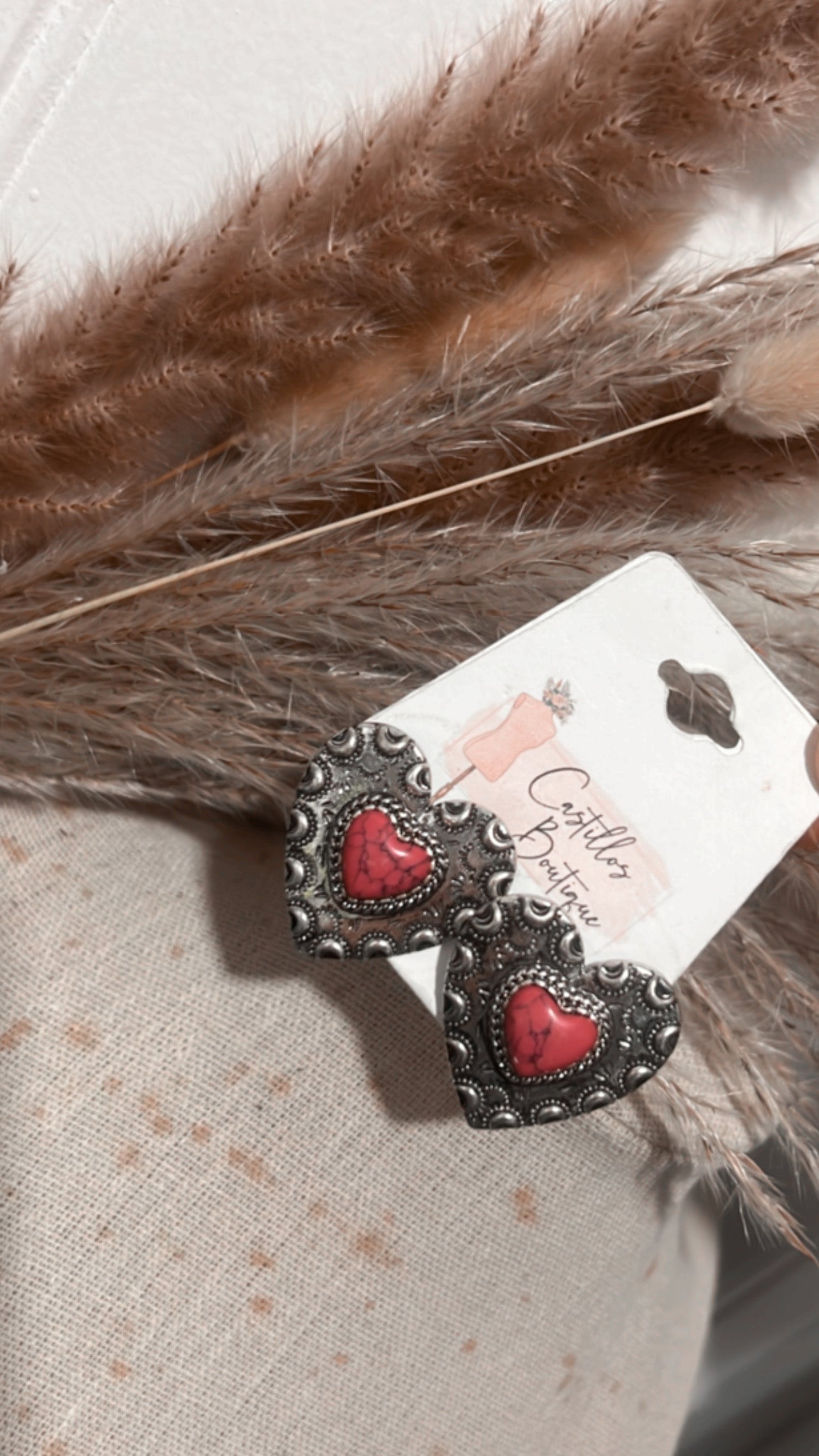 Heart Studs