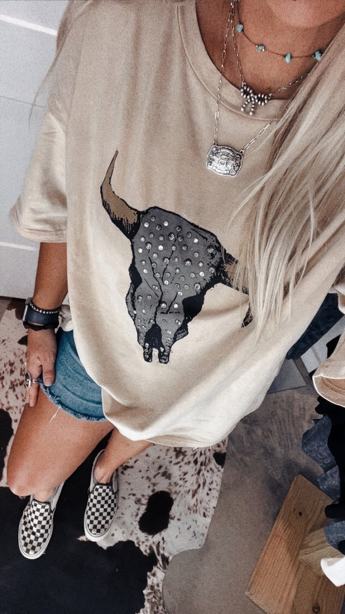 Studded Cattle Tee
