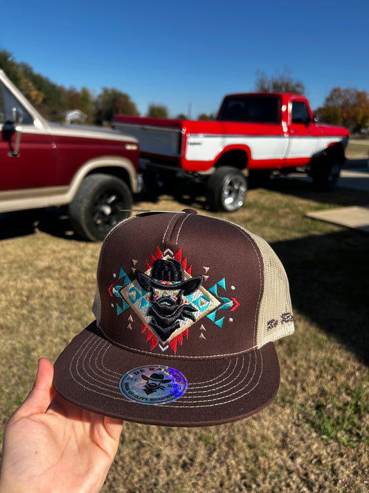 Cowboy Snapback Brown