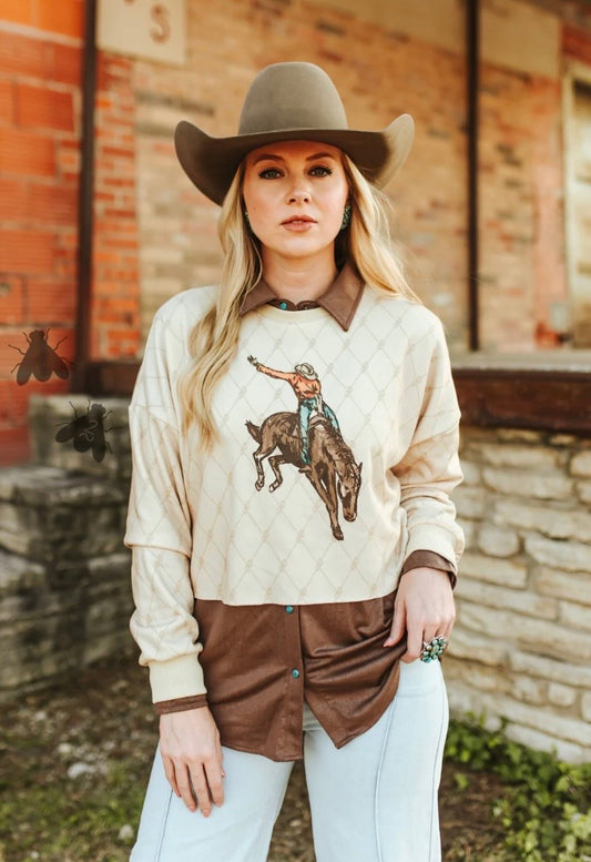 Bronco Rider Sweatshirt