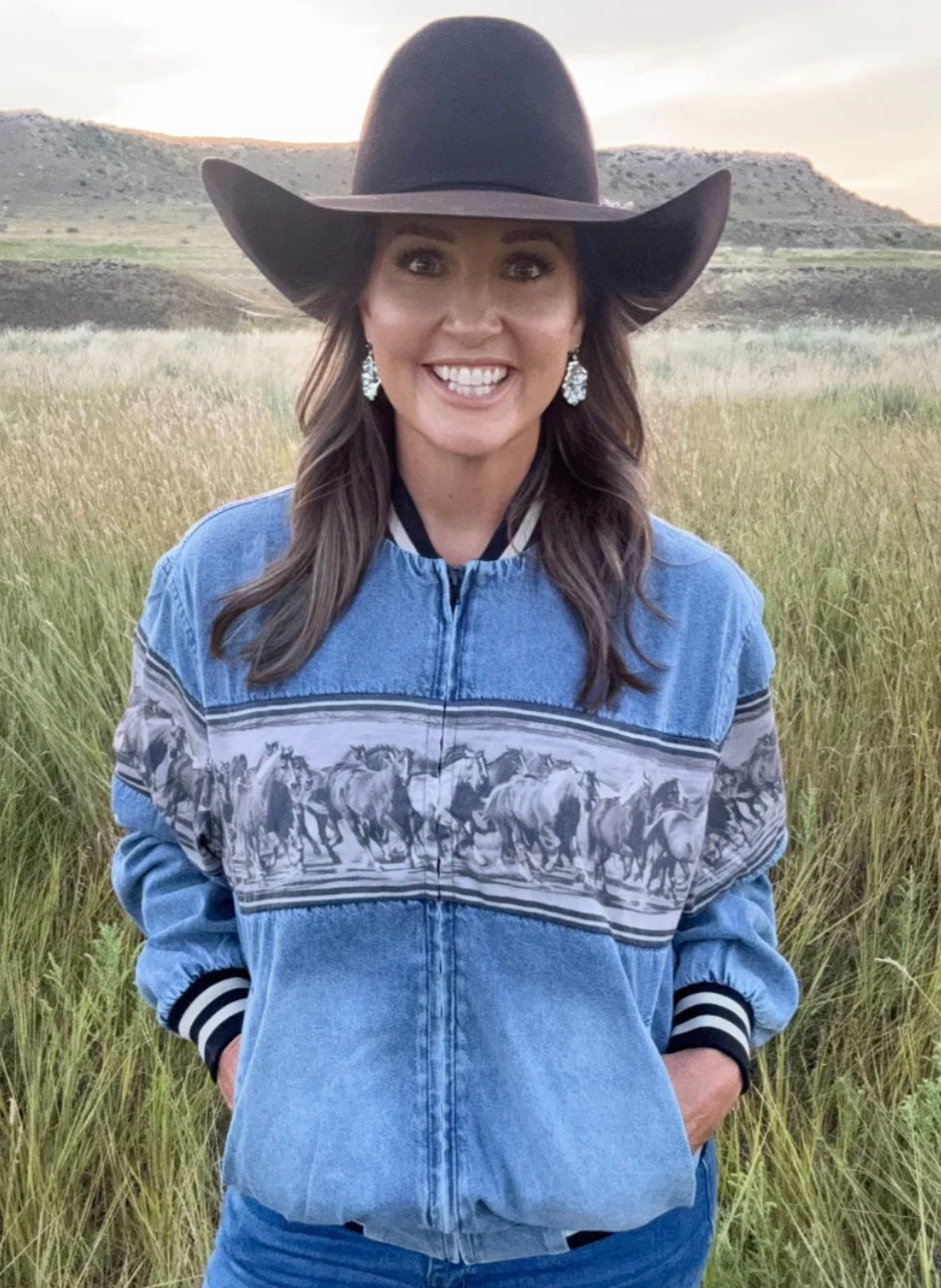 Wild Horse Bomber Jacket