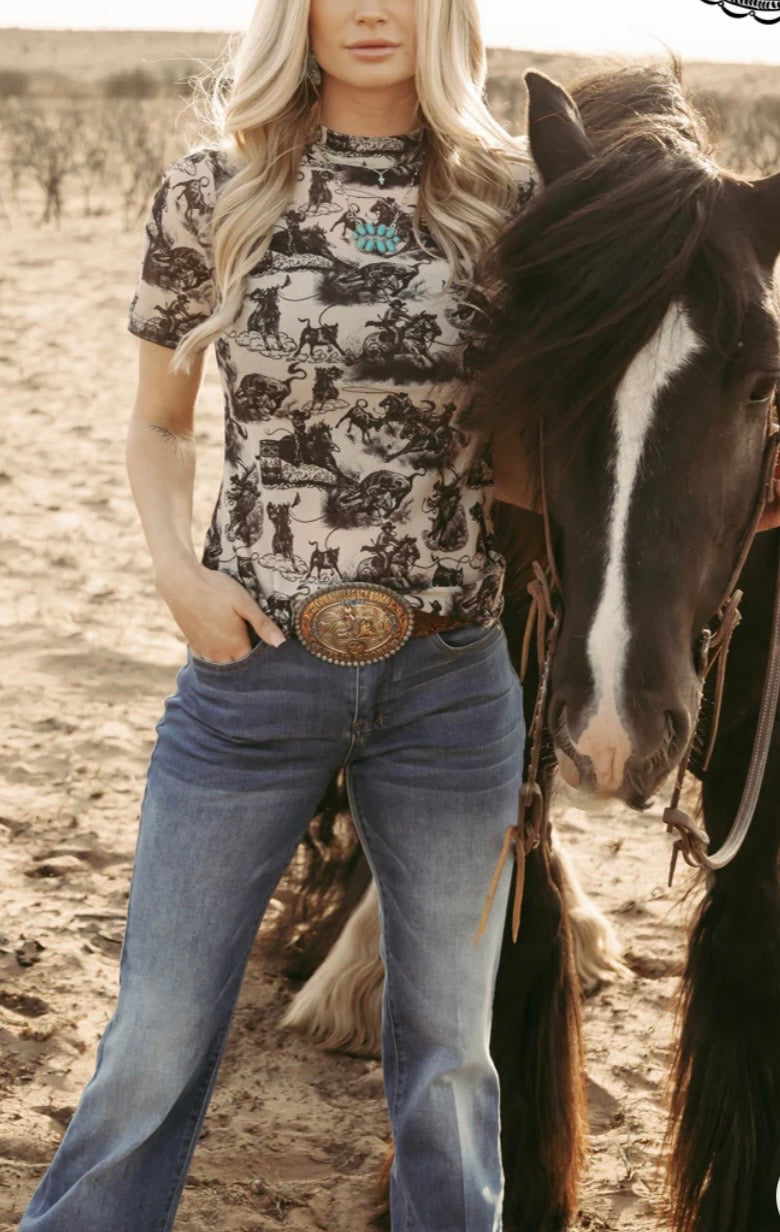 Ranch Mesh Top
