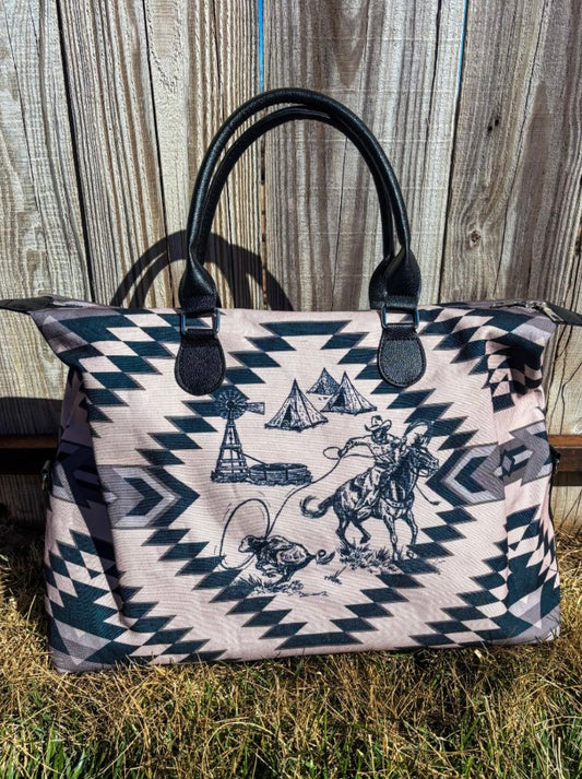 Wranglin Cowboy XL Tote
