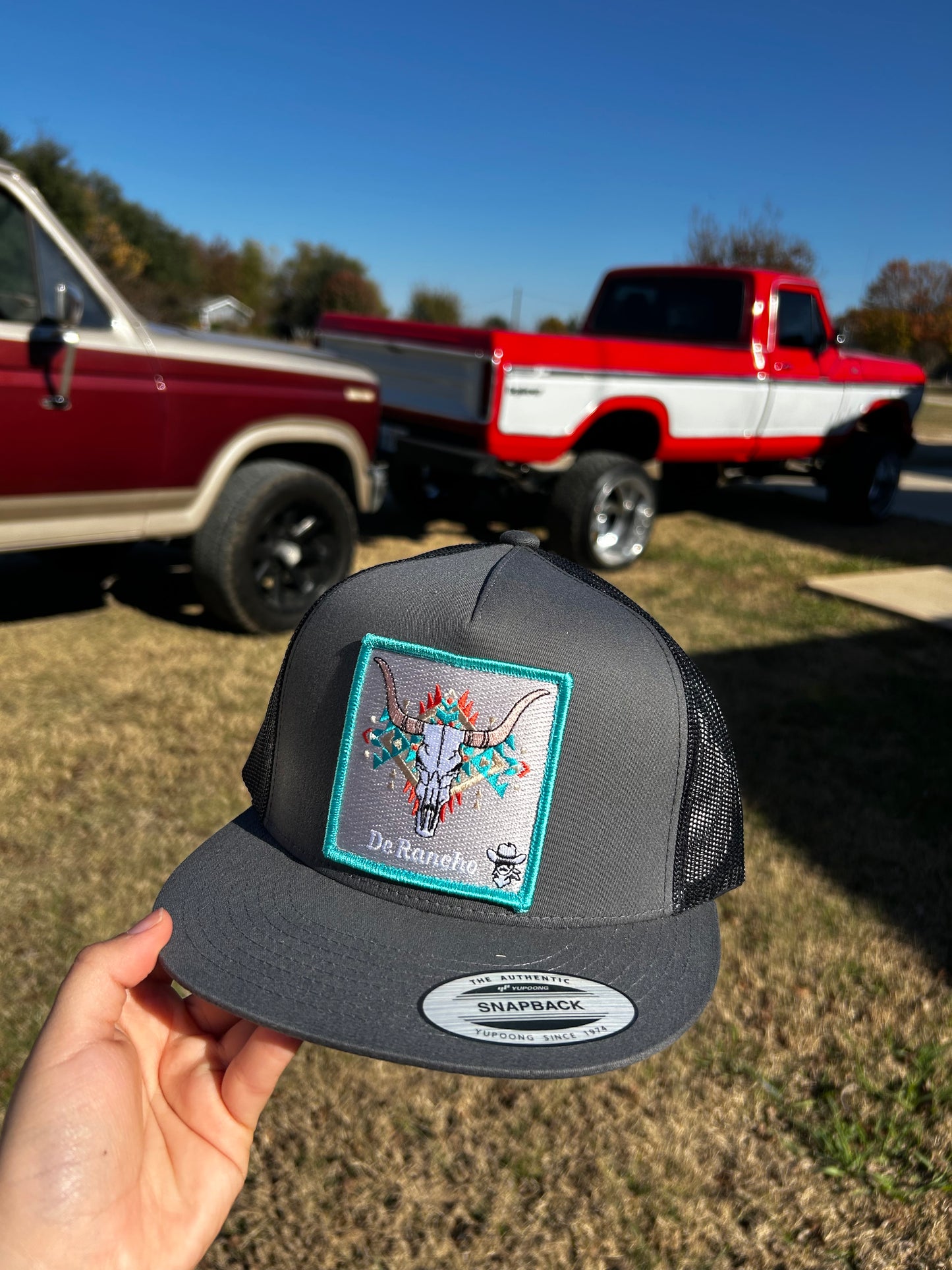 Longhorn Snapback Gray