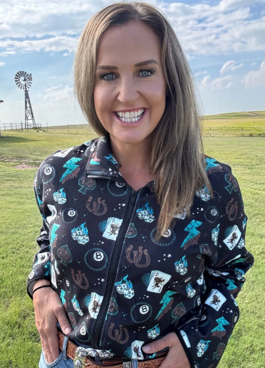 Cropped Punchy Cowgirl Jacket