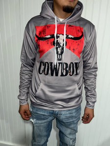 Cowboy Hoodie Gray