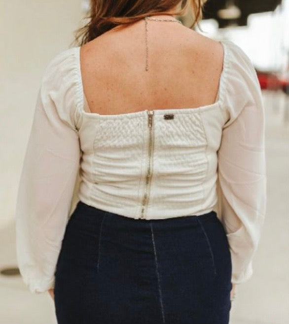 Bootstitch Mesh Top (White)