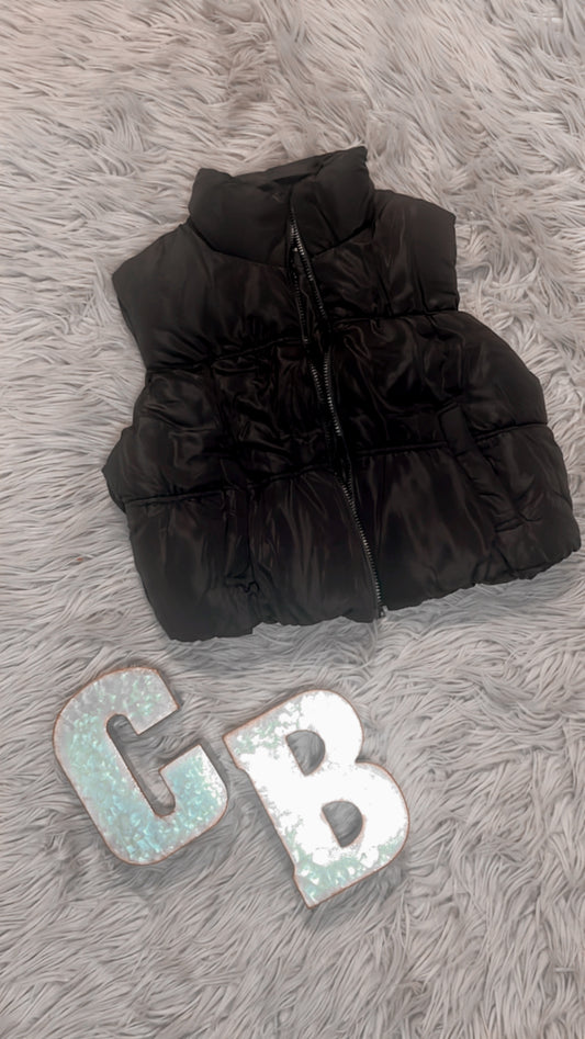 Black Puffer Vest