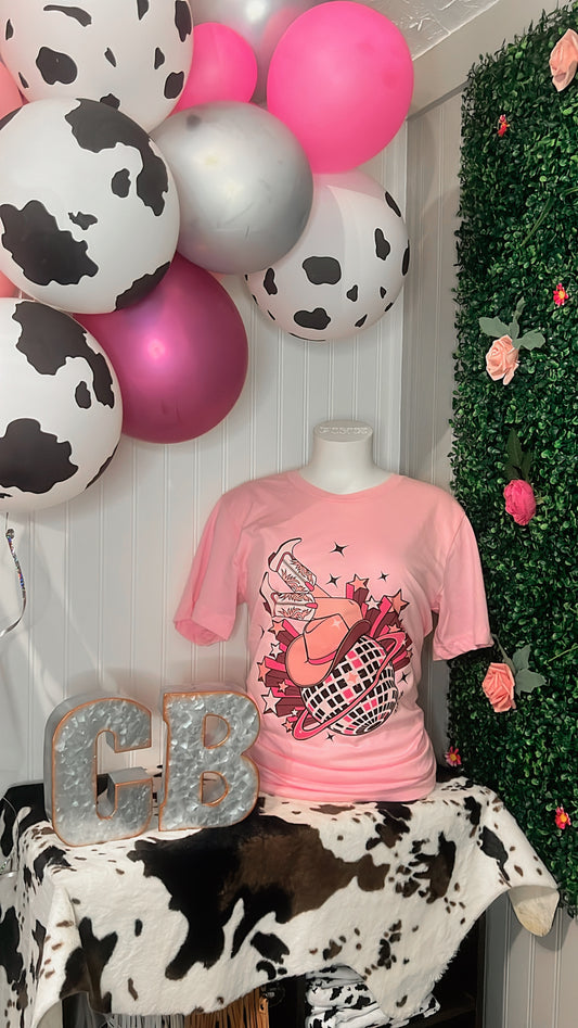 Disco Cowgirl Tee