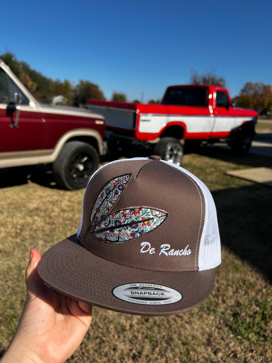 Feather Snapback Brown
