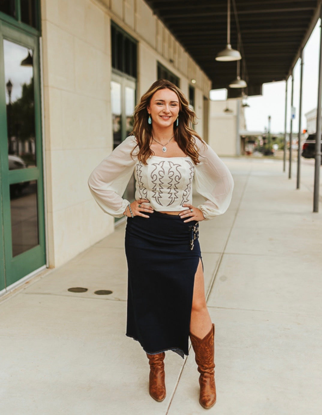 Bootstitch Mesh Top (White)
