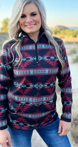 Holly Jolly Aztec Pullover (WOMENS)