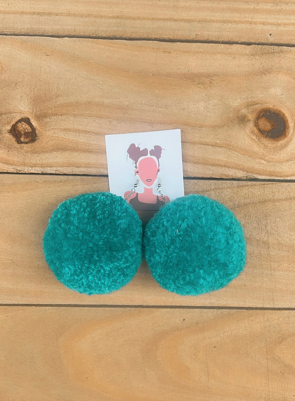 Turquoise Poms