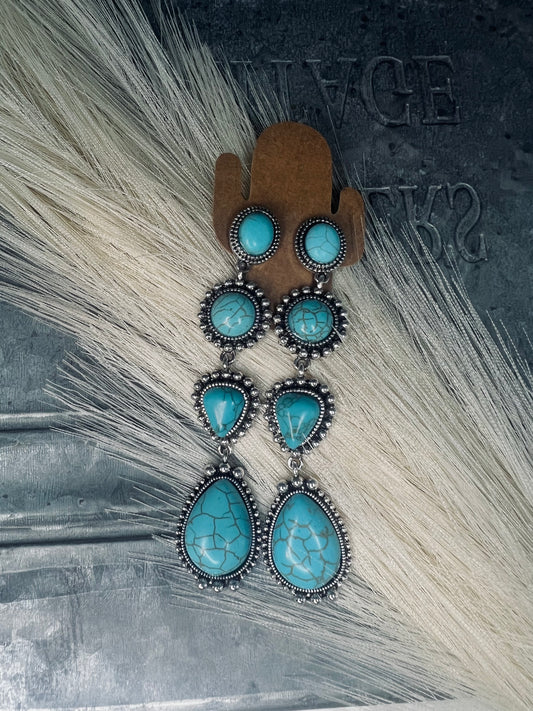 Western Stone Earrings